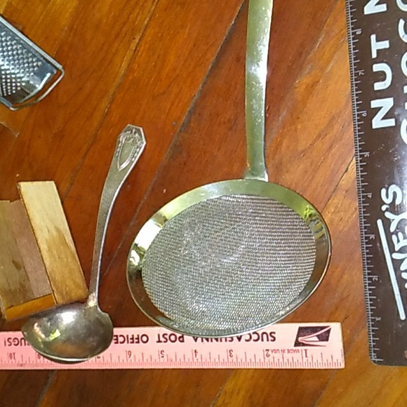 Professional SKIMMER/STRAINER SPOON  Silver Stainless LUNT BLOOMINGDALES - Picture 2 of 16